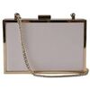 Pochette Lk Bennett Pochette en cuir &eacute;crue Beige