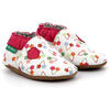 Chaussons enfant Kickers Kickbaby, Chaussons Fille, Blanc Cerise