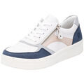 Baskets femme sur Grenoble : Baskets Remonte 124 blanc combin&eacute; Multicolore