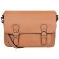 Sac Bandouliere Hexagona Sac Gibeciere en cuir Ref 55614 Tan 35*14*24