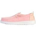 Mocassins HEYDUDE Mocassin &agrave; Lacets Wendy Surf Wash Rose Grenoble
