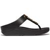 Tongs FitFlop PANTOUFLE FINO RESIN-HOOP TOE POST NOIR
