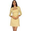 Robe Rinascimento Robe Courte Jaune