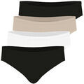 Culottes & autres bas
sur Grenoble : Culottes & slips Athena Culottes, lot de 4, ECOPACK BASIC Noir