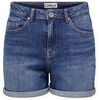 Short Only Noos Josephine Shorts - Medium Blue Denim
