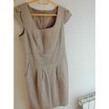 Robes sur Grenoble : Robe courte La Redoute Robe droite courte ecru