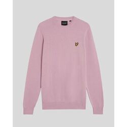 Pull Lyle & Scott KN2136V COTTON CREW-X574 PINK LIGHT