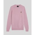 Pull Lyle & Scott KN2136V COTTON CREW-X574 PINK LIGHT