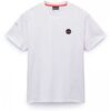 T-shirt Napapijri S-BADGE NP0A4I3N-2061 WHITE HERON