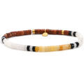 Bracelets Sixtystones Bracelet Perles Heishi Jaspe Jaune -Small-16cm Grenoble