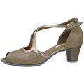 Chaussures escarpins Osvaldo Pericoli Femme Chaussures de Danse, Sandale, Cuir et Tissu - EB253 Dor&eacute;
