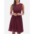 Robe La Modeuse Robes pour femme - Bordeaux -
