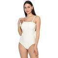 Maillots de bain sur Grenoble : Maillots de bain La Modeuse Maillots de bain pour femme - Blanc cass&eacute; - Beige