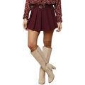 Short sur Grenoble : Short La Modeuse Shorts pour femme - Bordeaux -