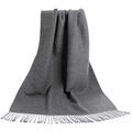 Echarpe Alberto Cabale &Eacute;charpe en cachemire gris Recto-Verso Gris