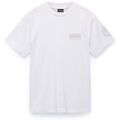 T-shirt Napapijri S-AMUNDSEN 1 - NP0A4IN8-2061 WHITE HERON Grenoble