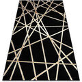 D&eacute;coration sur Grenoble : Tapis Rugsx Tapis ALLURE 1964 G&eacute;om&eacute;trique - Structurel, &eacute;l&agrave;140x190 cm Noir 140x190 cm. . Maison & D&eacute;co > Tapis.