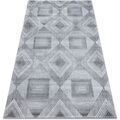 D&eacute;coration sur Grenoble : Tapis Rugsx Tapis Structural SIERRA G5011 tiss&eacute; &agrave; plat 120x170 cm Gris 120x170 cm. . Maison & D&eacute;co > Tapis.