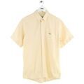 Chemise Lacoste Chemise manches courtes en coton beige Grenoble