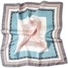 Echarpe Alberto Cabale Petit carr&eacute; de Soie Mixpoint Cl&eacute;o Rose