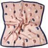 Echarpe Alberto Cabale Petit carr&eacute; de Soie Petal Cl&eacute;o Rose