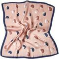Echarpe Alberto Cabale Petit carr&eacute; de Soie Petal Cl&eacute;o Rose