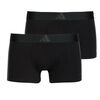 Boxers adidas ACTIVE FLEX COTTON 3 STRIPES Pack de 2 Noir