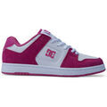 Chaussures de Skate DC Shoes MANTECA 4 pink white