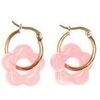 Boucles oreilles Clio Blue Fleurs 20mm