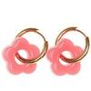 Boucles oreilles Clio Blue Fleurs 20mm