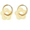 Boucles oreilles Clio Blue Fleurs 20mm