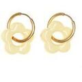 Boucles oreilles Clio Blue Fleurs 20mm Grenoble