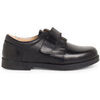 Mocassins enfant Pisamonas Chaussures D apos;&eacute;cole Avec &Agrave; Scratch Pour Gar&ccedil;on Noir