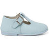 Baskets basses enfant Pisamonas Salom&eacute;s En Cuir Avec Fermeture &Agrave; Boucle Bleu