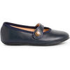 Ballerines enfant Pisamonas Chaussures &Agrave; Boucle Fille Cuir Couleurs Bleu