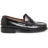 Mocassins Pisamonas Mocassins En Cuir Pour Gar&ccedil;on Noir