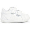 Baskets basses enfant Pisamonas Baskets En Cuir Petites Tailles Pour B&eacute;b&eacute; Et Enfant Blanc