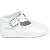 Baskets basses enfant Pisamonas Salom&eacute;s En Cuir Pour B&eacute;b&eacute;s Blanc