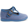 Baskets basses enfant Pisamonas Salom&eacute;s Pour Gar&ccedil;on En Serratex Bleu