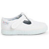 Baskets basses enfant Pisamonas Salom&eacute;s Gar&ccedil;on Style Sport Blanc