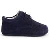 Derbies enfant Pisamonas Bottines B&eacute;b&eacute; En Cuir Style Blucher Bleu
