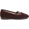 Ballerines enfant Pisamonas Ballerines Fille Ruban Crois&eacute; Style Ballet Marron