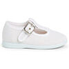 Baskets basses enfant Pisamonas Salom&eacute;s Gar&ccedil;on En Lin Blanc