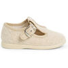 Baskets basses enfant Pisamonas Salom&eacute;s Gar&ccedil;on En Lin Beige