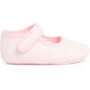 Ballerines enfant Pisamonas Chaussures Babies En Toile &Agrave; Scratch Pour B&eacute;b&eacute; Rose