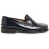 Mocassins Pisamonas Mocassins En Cuir Pour Gar&ccedil;on Bleu