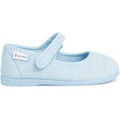 Chaussons enfant Pisamonas Chaussons Babies En Tissu &Eacute;ponge Avec &Agrave; Scratch Bleu