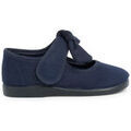 Ballerines enfant Pisamonas Babies En Toile Avec &Agrave; Scratch Bleu