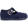 Baskets basses enfant Pisamonas Salom&eacute;s Style Sandales En Toile Bleu
