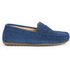 Mocassins enfant Pisamonas Mocassins Gar&ccedil;on En Su&egrave;de Bleu